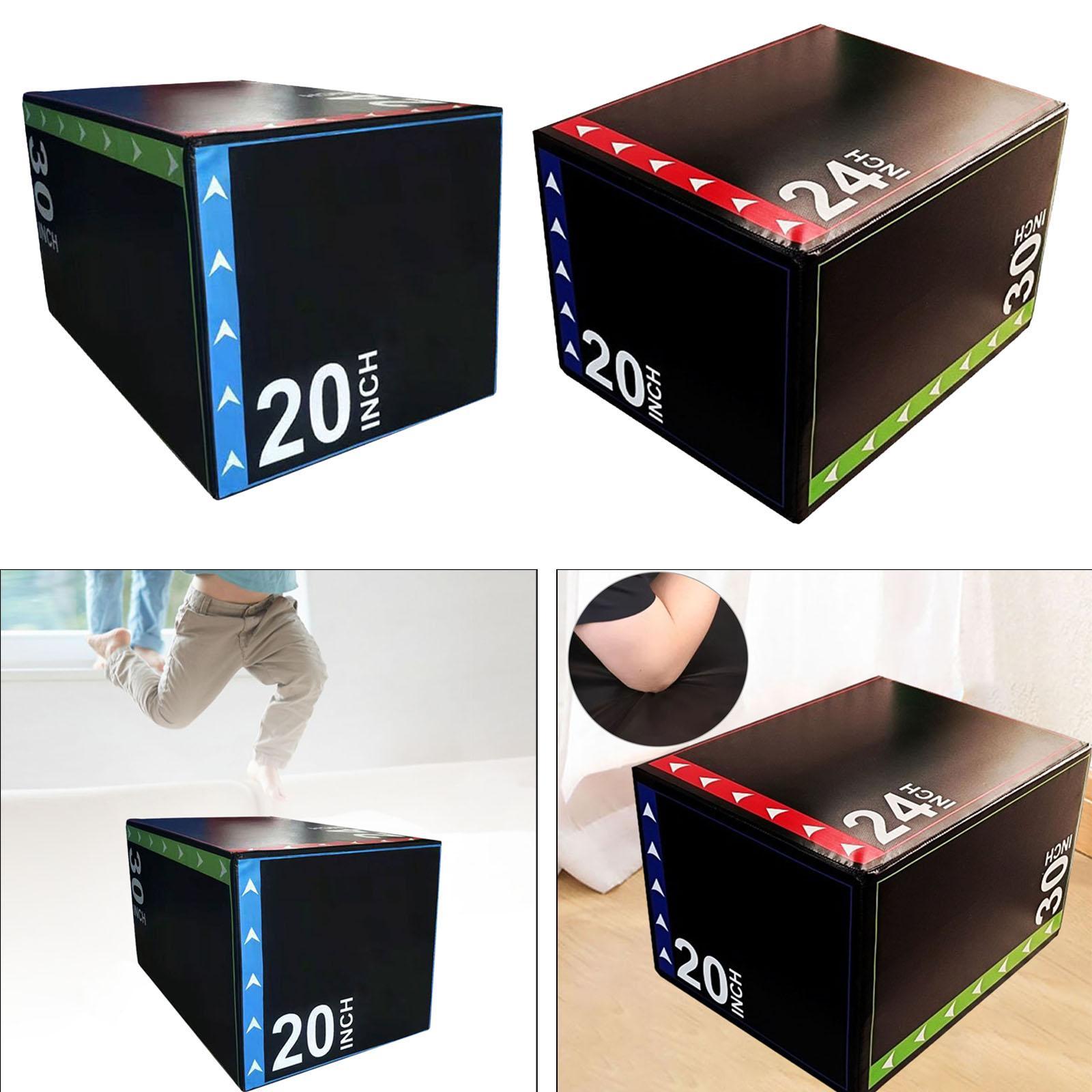 Home Gym Jump Box - 3-em-1 caixa de salto fotométrica para