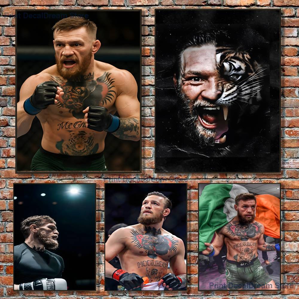 Home Gym Wallpaper - Pôster C-Conor McGregor para Academia em