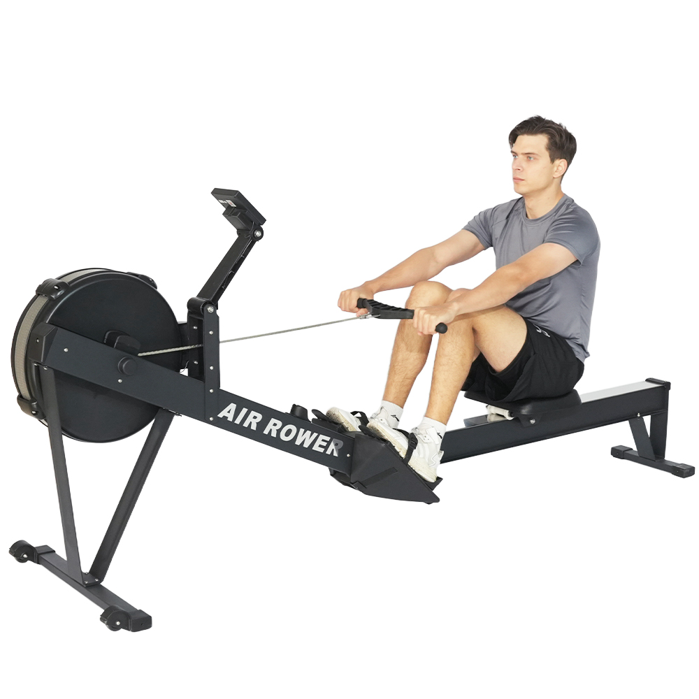 Home Gym Rowing Machine - Máquina de Remo Dobrável de Aço