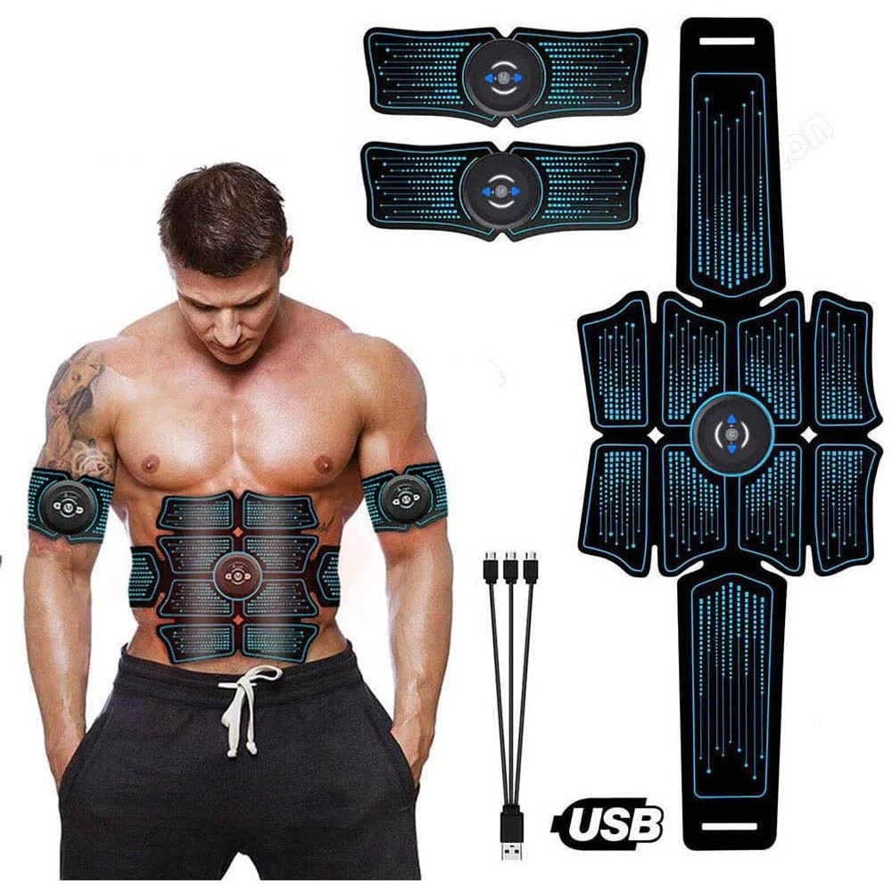 Home Gym Options - Estimulador Muscular Abdominal EMS, Massageador Elétrico