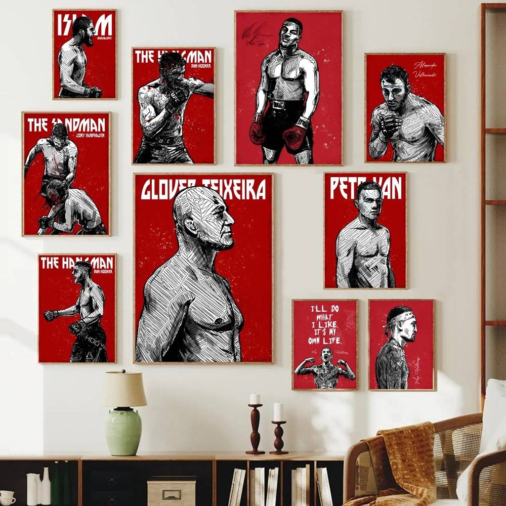 Home Gym Wallpaper - Pôster de Papel de Atleta de