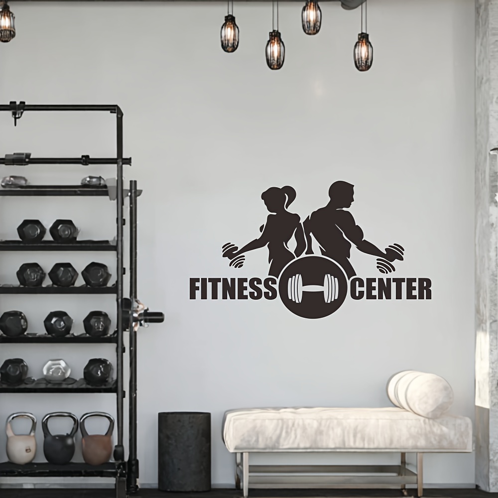 Home Gym Wallpaper - Adesivo de parede de vinil para