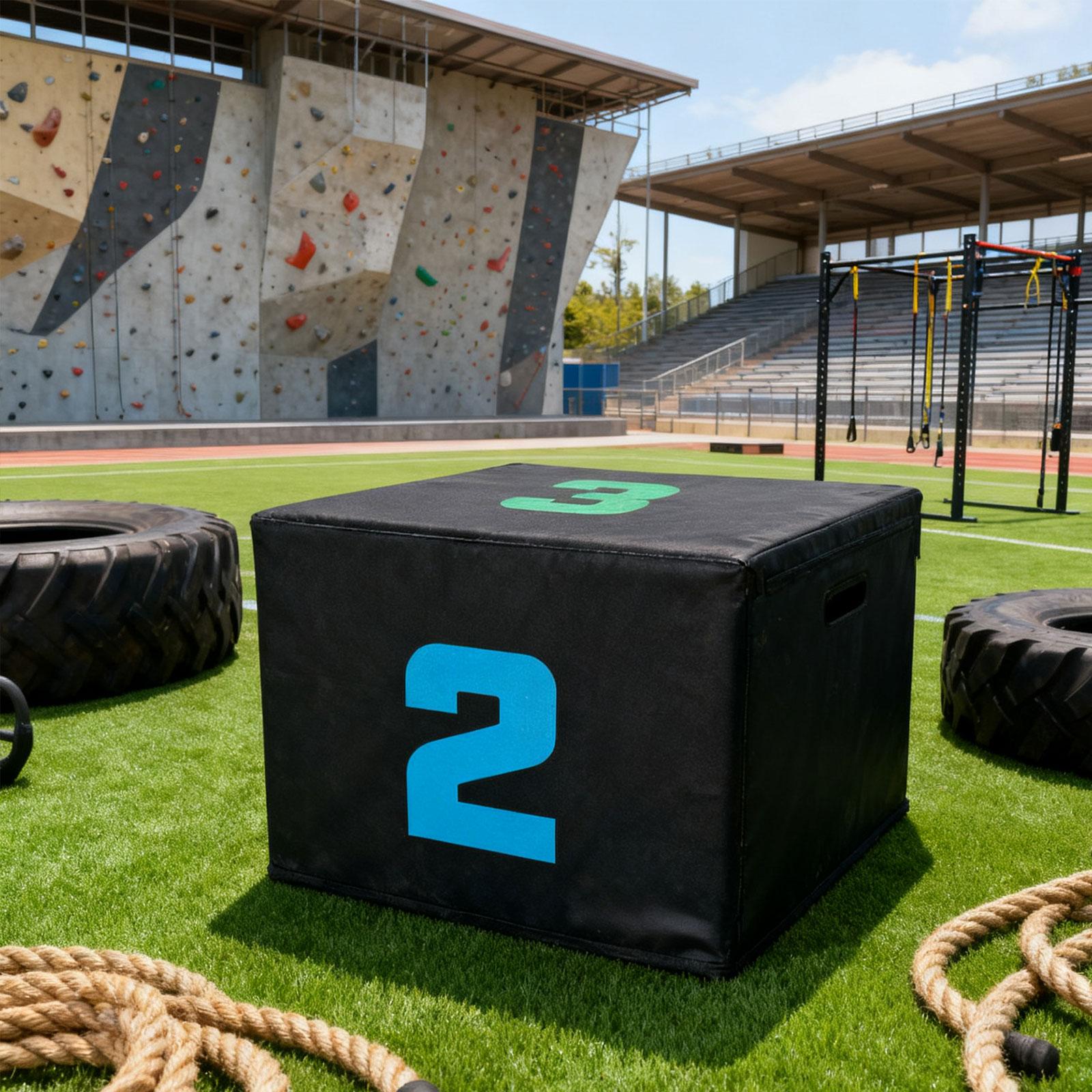 Home Gym Jump Box - Plataforma de passo de caixa de