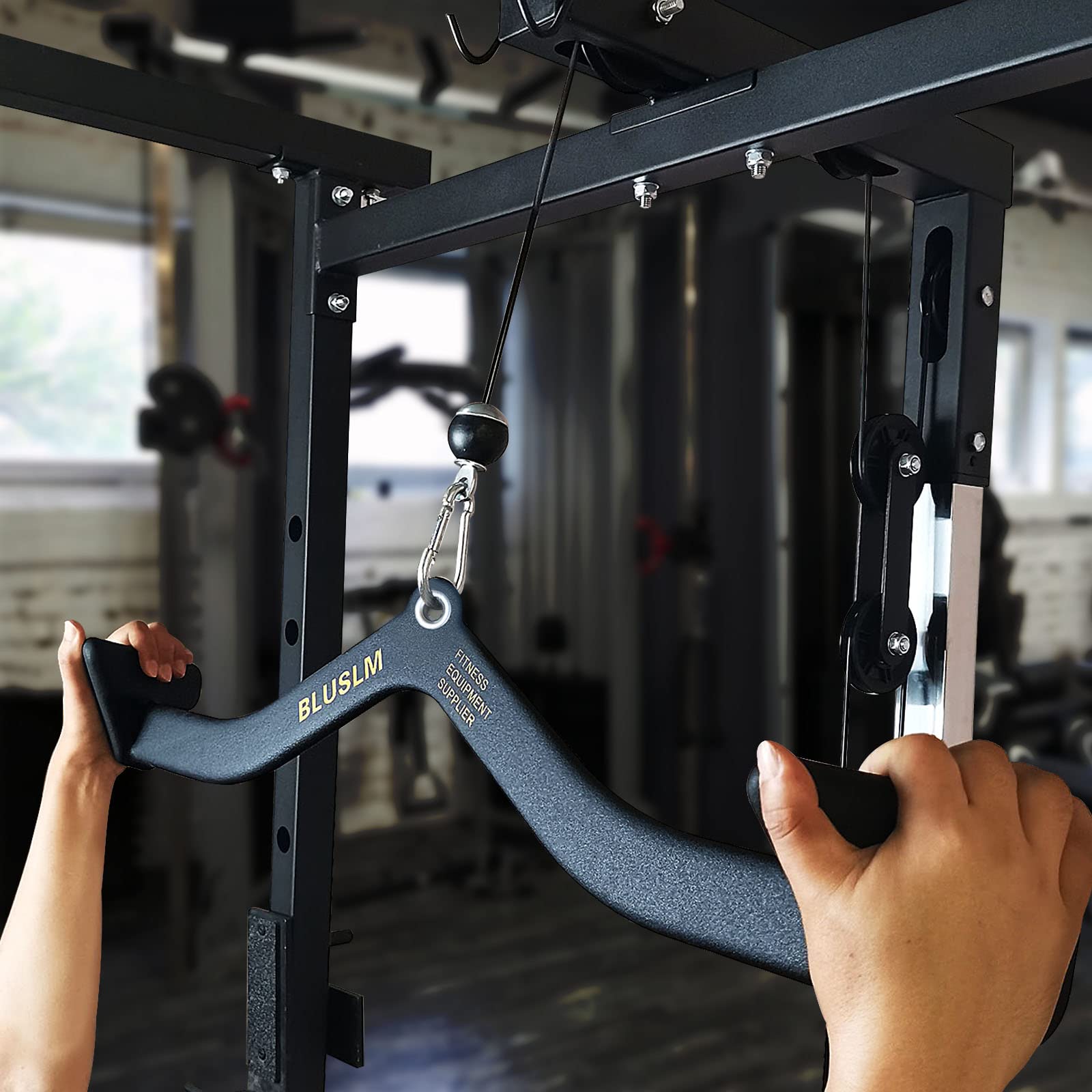 Casa ginásio de fitness lat pu - Home Gym Rowing Machine avaliação e preço