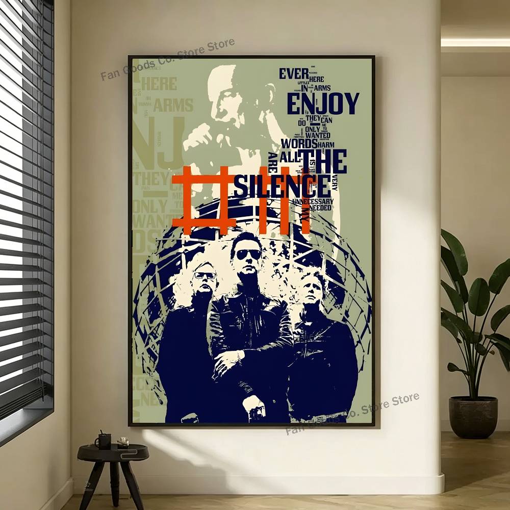 Pôster da banda D-Depeche-Mode - Home Gym Wallpaper avaliação e preço