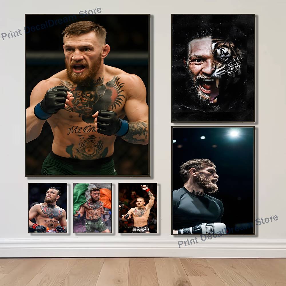 Pôster C-Conor McGregor para A - Home Gym Wallpaper avaliação e preço
