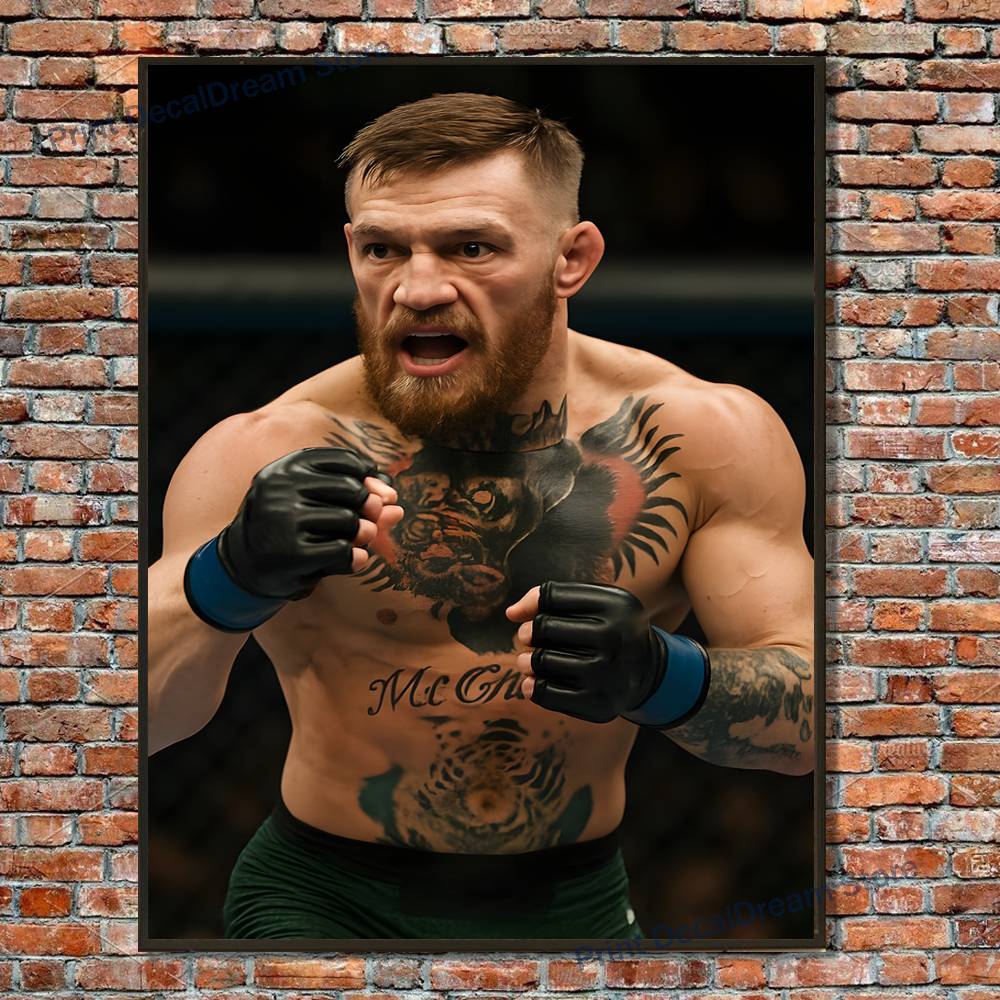 Pôster C-Conor McGregor para A - Home Gym Wallpaper avaliação e preço