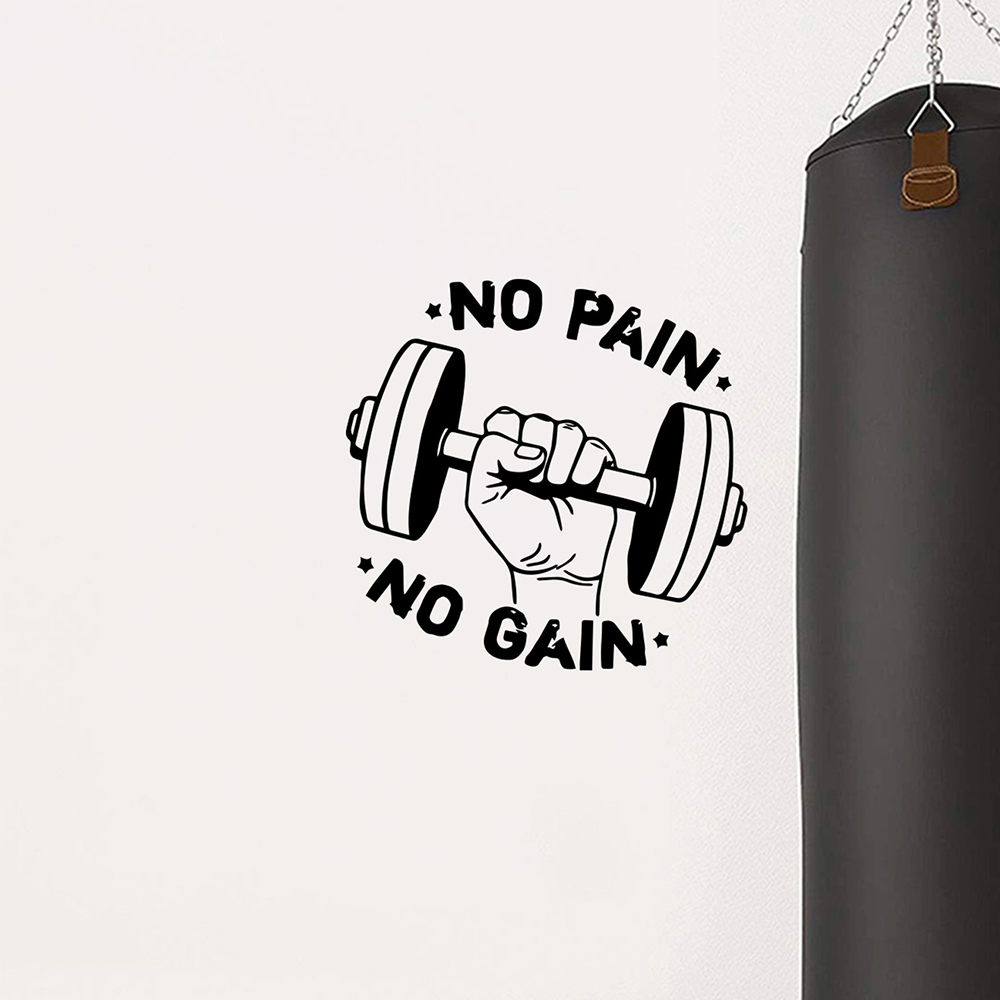 1pc sem dor sem ganho adesivo  - Home Gym Wallpaper avaliação e preço