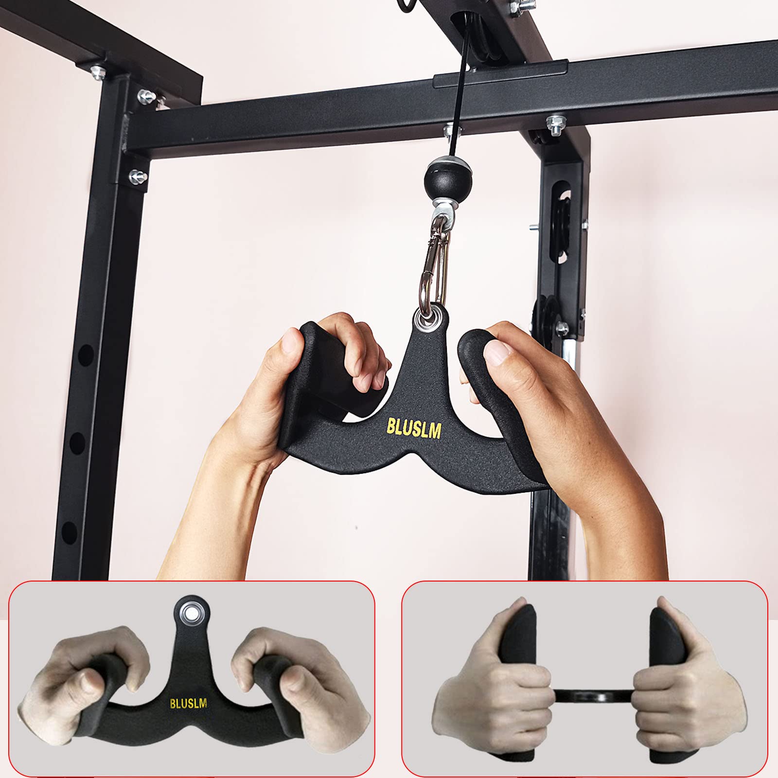 Casa ginásio fitness lat puxar - Home Gym Rowing Machine avaliação e preço