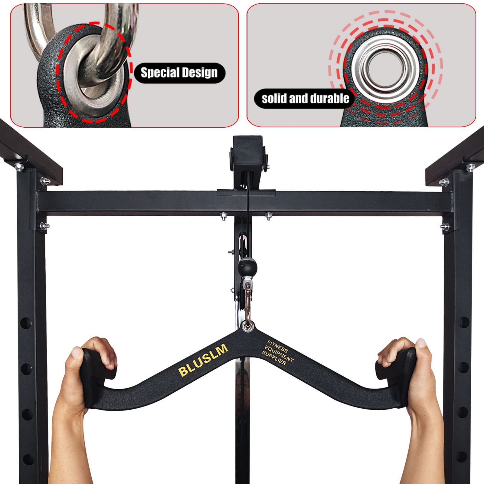 Casa ginásio fitness lat puxar - Home Gym Rowing Machine avaliação e preço