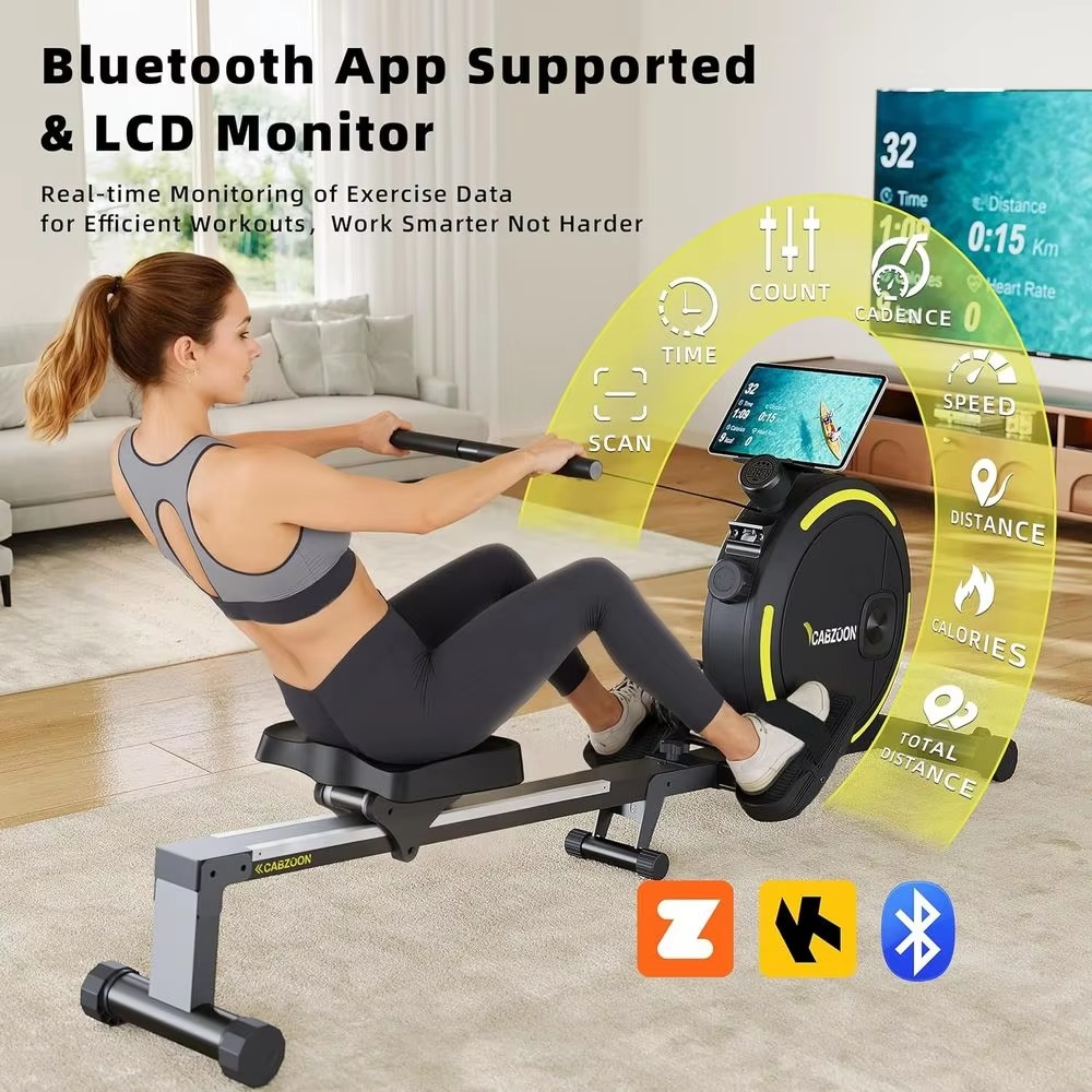 Máquina de Remo Magnética Sile - Home Gym Rowing Machine avaliação e preço