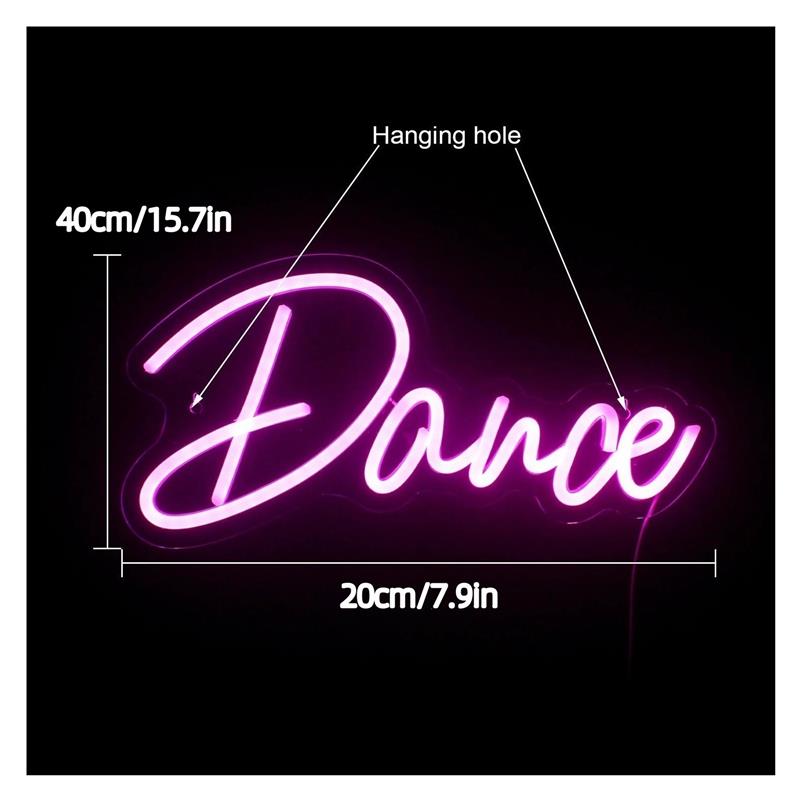Letreiro Neon Dança Luz Rosa D - Home Gym Wallpaper avaliação e preço