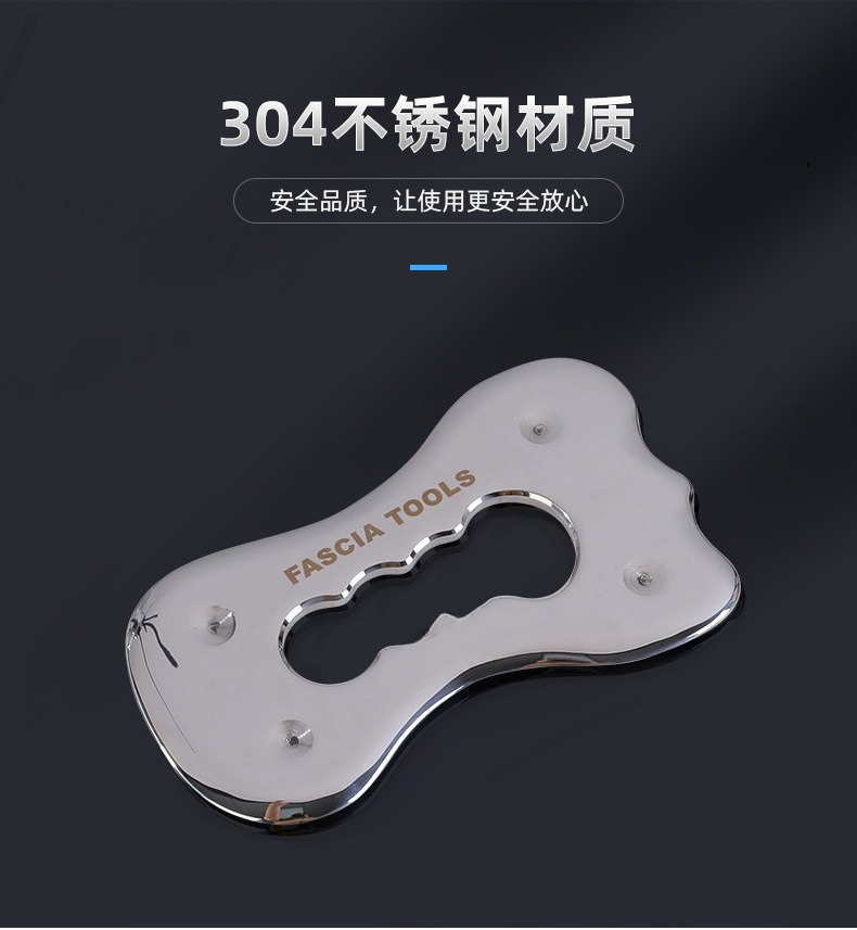 Placa Gua Sha de Aço Inoxidáve - Home Gym Design avaliação e preço