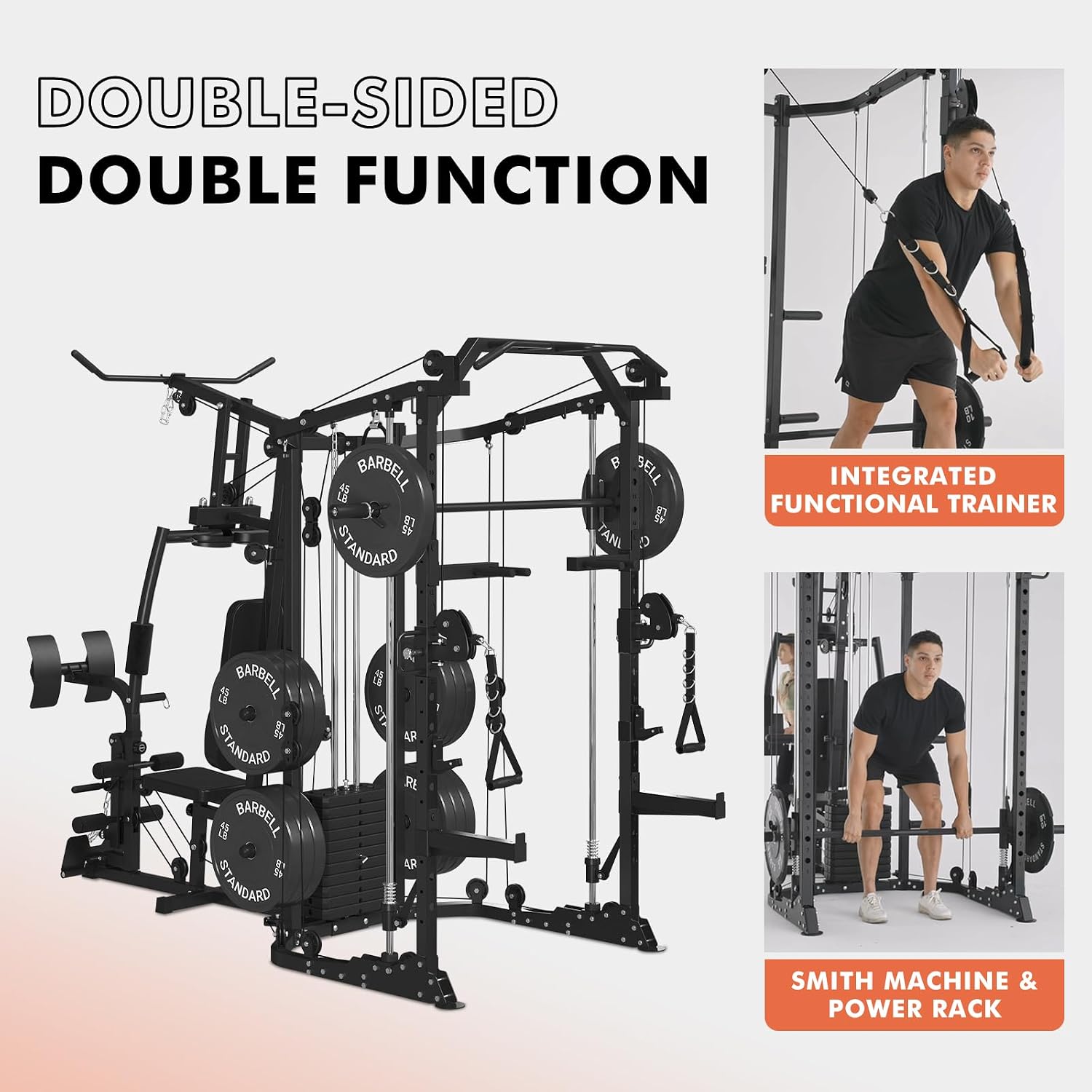 Máquina SmithΔ de Estação Dupl - Home Gym One Machine avaliação e preço