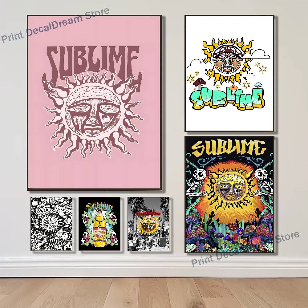 Pôster Band S-Sublime para aca - Home Gym Wallpaper avaliação e preço