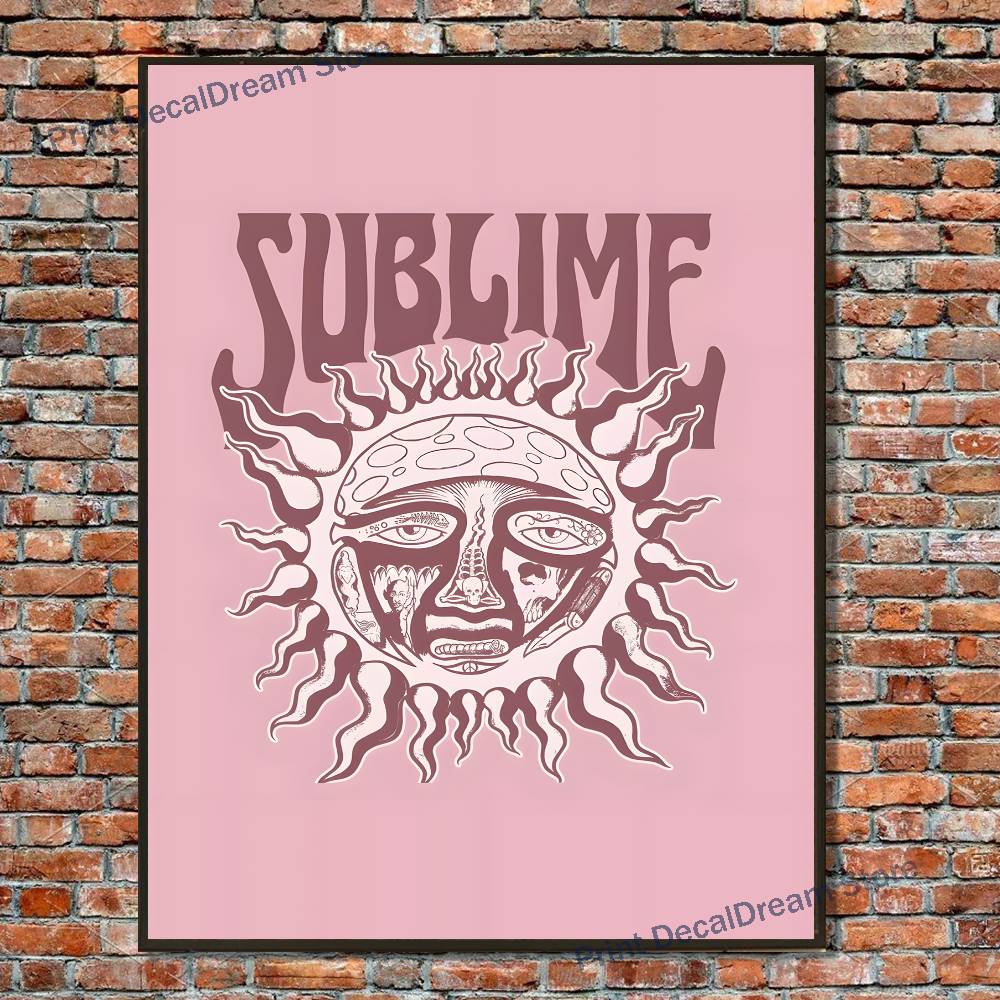 Pôster Band S-Sublime para aca - Home Gym Wallpaper avaliação e preço