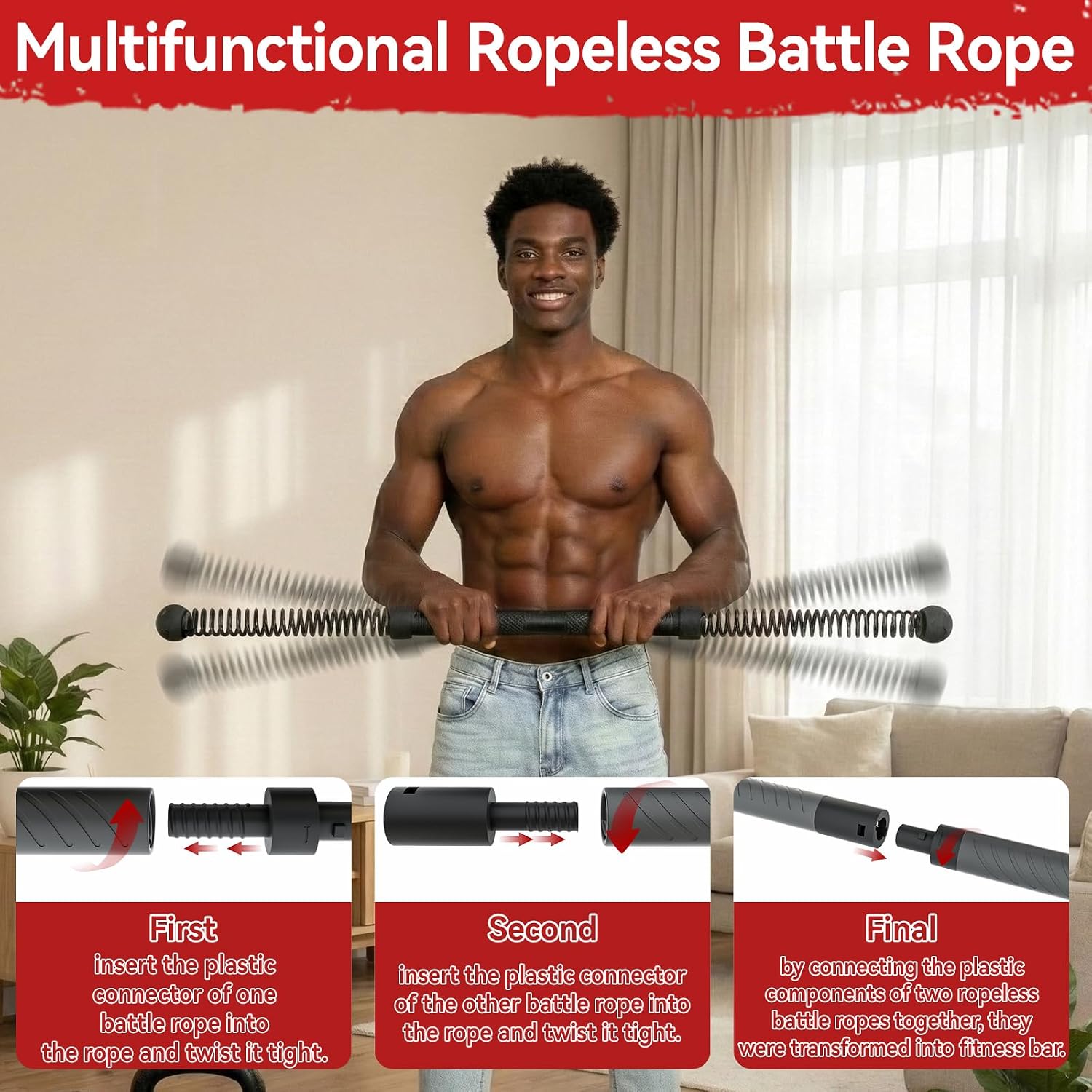 Barra de Treino 2 em 1 Aprimor - Fitness Home Gym Equipment avaliação e preço