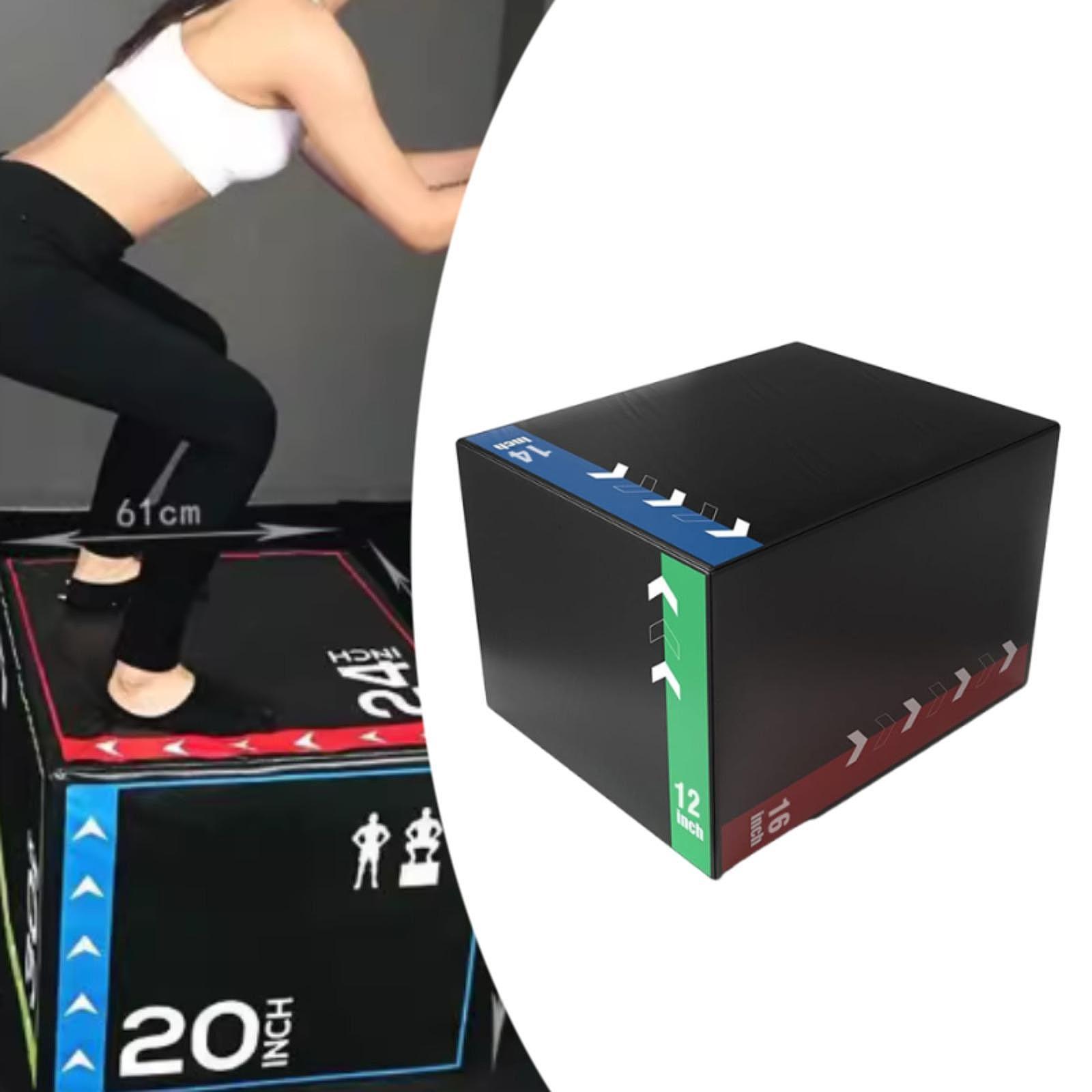 Caixa de salto pliométrica, re - Home Gym Jump Box avaliação e preço