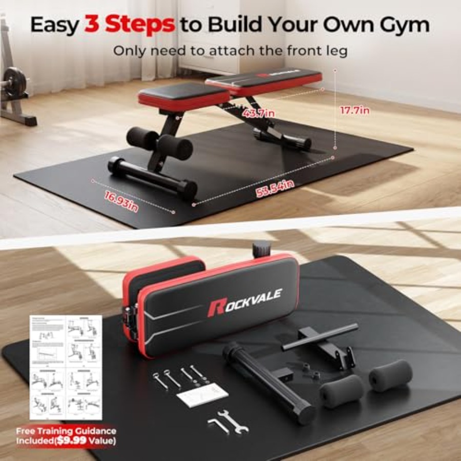 Banco de musculação ajustável  - Home Gym Design avaliação e preço