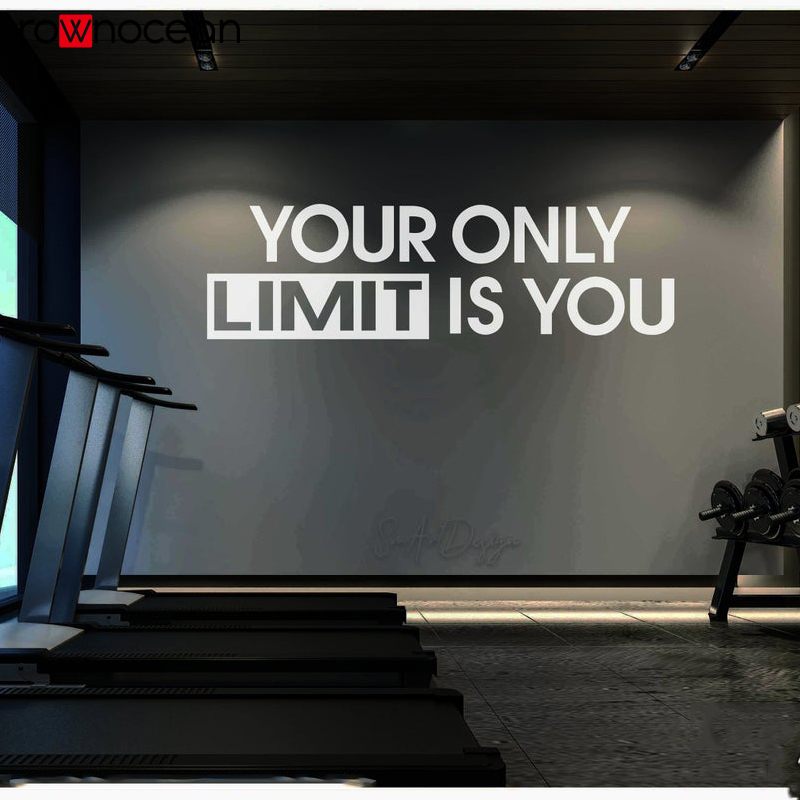 Seu único limite é você-adesiv - Home Gym Design avaliação e preço