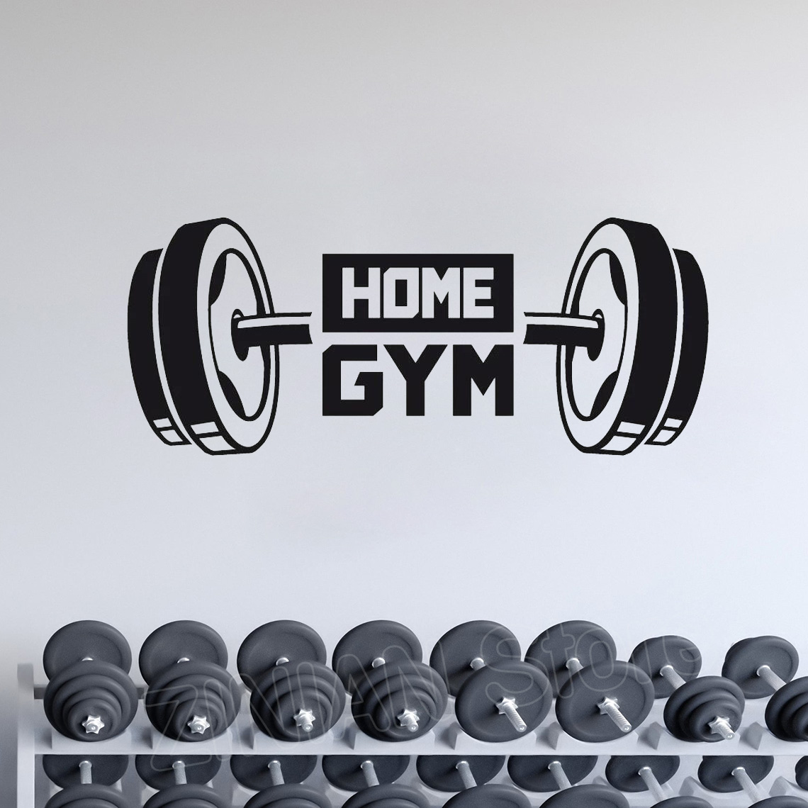 Fitness casa ginásio decoração - Home Gym Wallpaper avaliação e preço