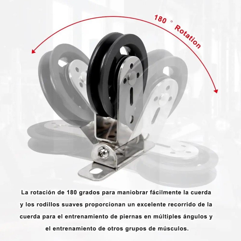 Roldana Silenciosa Rotativa de - Home Gym Design avaliação e preço